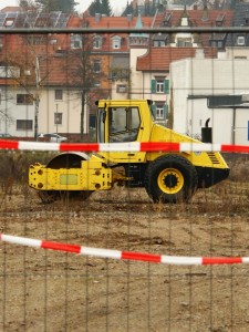 Gelb. Schwarz. Bauarbeiten. Eine Stadt im Umbruch.