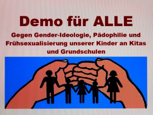 München. Demo für ALLE. Keine Frühsexualisierung.