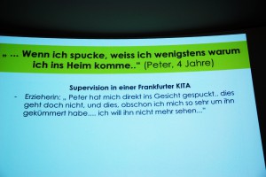 Peter mit vier Jahren: "Wenn ich spucke, weiß ich wenigstens warum ich ins Heim komme."