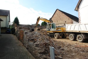 ARCHE-Foto Keltern-Weiler Söllingen Abbruch eines historischen Gebäudes Schmiede_05