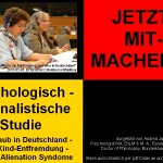 JETZT MITMACHEN !!! Psychologisch-kriminalistische Studie zur Überwindung von kid - eke - pas Kindesraub in Deutschland - Eltern-Kind-Entfremdung - Parental Alienation Syndrome.