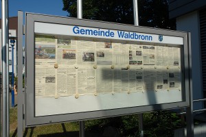 Die Gemeinde Waldbronn ist überall. 