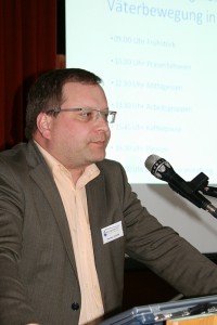 Thomas Penttiläe beim Vernetzungskongress 2012 in Karlsruhe.
