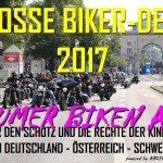 "RÄUMER BIKEN AUF !" Schluss mit dem Missbrauch von Kindern. Kinder haben Rechte und diese sind einzuhalten. Dafür rollen unsere BIKER schon in einigen Städten Deutschlands. Schließt Euch an !