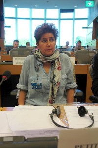 She accuses Germany. Andrea Jacob. She is asking for penalizing Germany for these crimes.