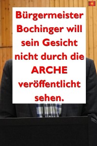 Bürgermeister Steffen Bochinger bei der Begrüßung der Gäste.